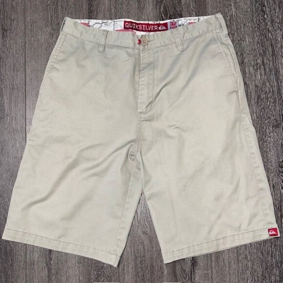 Quiksilver Other - Quicksilver Shorts Mens 32 Tan Khaki Durable Heavyweight Skater Surfer
